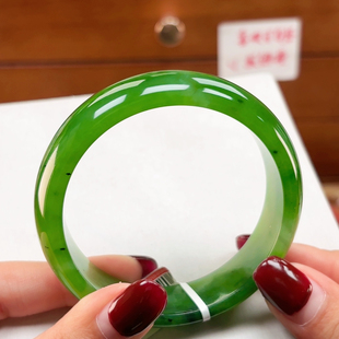 h7 60.2宽17.5碧玉白加绿老坑老熟料艳底艳色