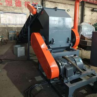 废旧轮胎破碎机撕碎机 粗碎颗粒均匀产量大 合金钢刀出料可控