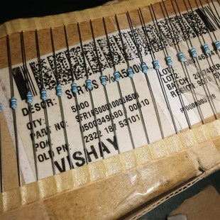 0.4W功率小体积2 10个2元 金属膜电阻SFR16S 100R 4MM VISHAY