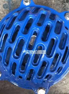 水泵底阀单向阀逆止阀平板阀H42X1016球墨铸铁法兰消声底阀花篮头