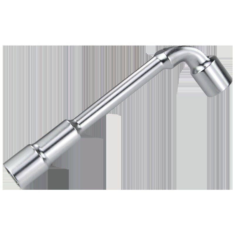 老A L型套筒扳手外六角烟斗7字型弯头双头两用穿孔轮胎扳手6-30mm