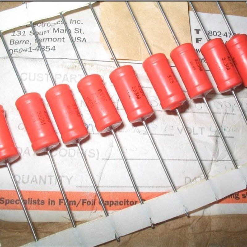 SPRAGUE 400V 0.033UF 192P大红袍金属膜胆机发烧电容