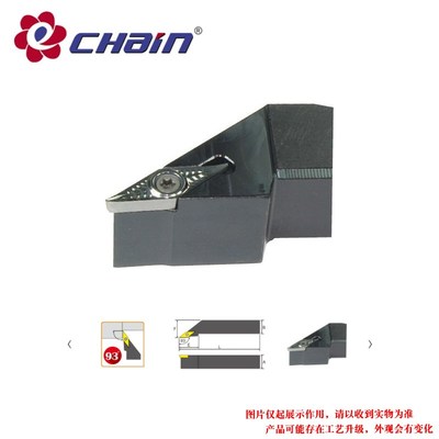 益诠93度外径尖刀外圆刀杆SVJBL/SVJBR -1616K16/2020K16/2525M16