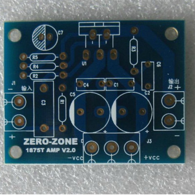 LM1875T功放板LM1875功放板单声道功放板镀金PCB空板
