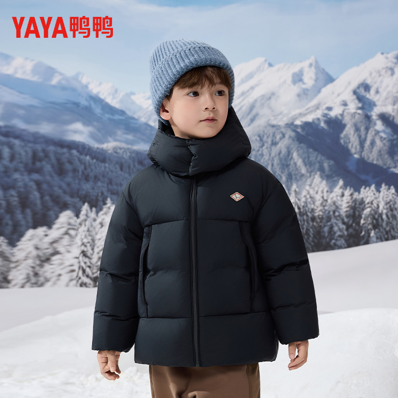 儿童羽绒服男童女童新款连帽加厚