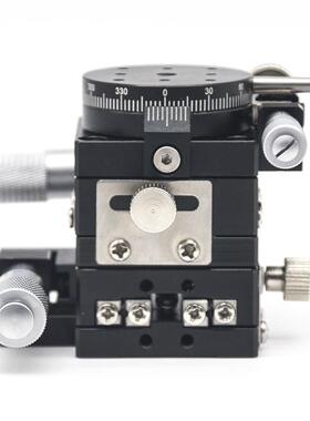 XYR轴40*40三轴SEMXYR-40精密微调平台光学位移台多轴可调