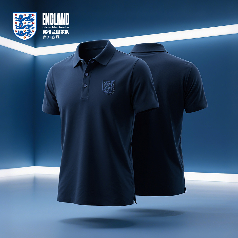 英格兰国家队凉感polo简约T恤