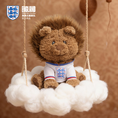 英格兰国家队官方雄狮吉祥物玩偶