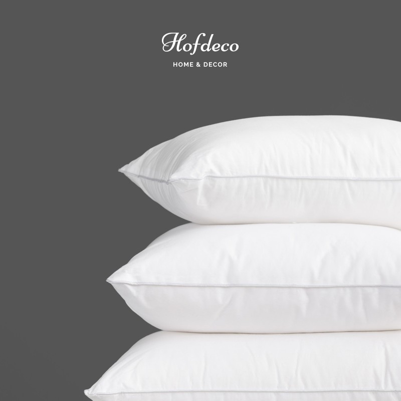 全棉仿羽绒枕芯超柔软蓬松回弹慢靠垫抱枕头芯内胆防过敏可机洗