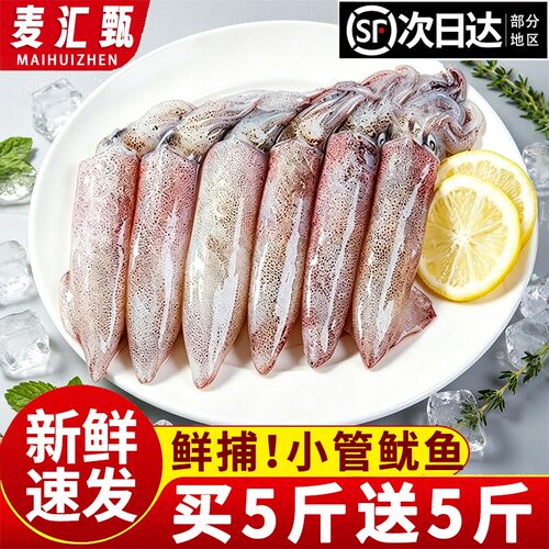 【顺丰上门】鲜冻海捕小管鱿鱼！