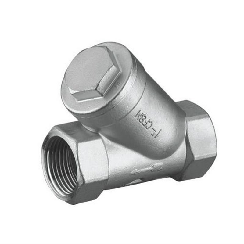 GL11W-16P 304丝口不锈钢Y型过滤器 螺纹过滤器DN32 DN40 DN50