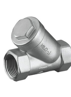 GL11W-16P 304丝口不锈钢Y型过滤器 螺纹过滤器DN32 DN40 DN50