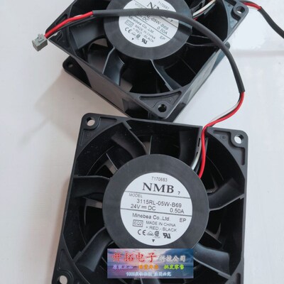 3115RL-05W-B69 原装美培亚ATV610变频器风扇NMB 8038 24V 0.50A