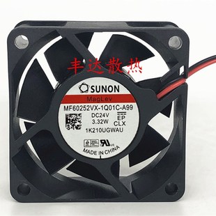 1000C 6025 1Q01C AA9 24V散热风扇6CM A99 SUNON建准MF60252VX