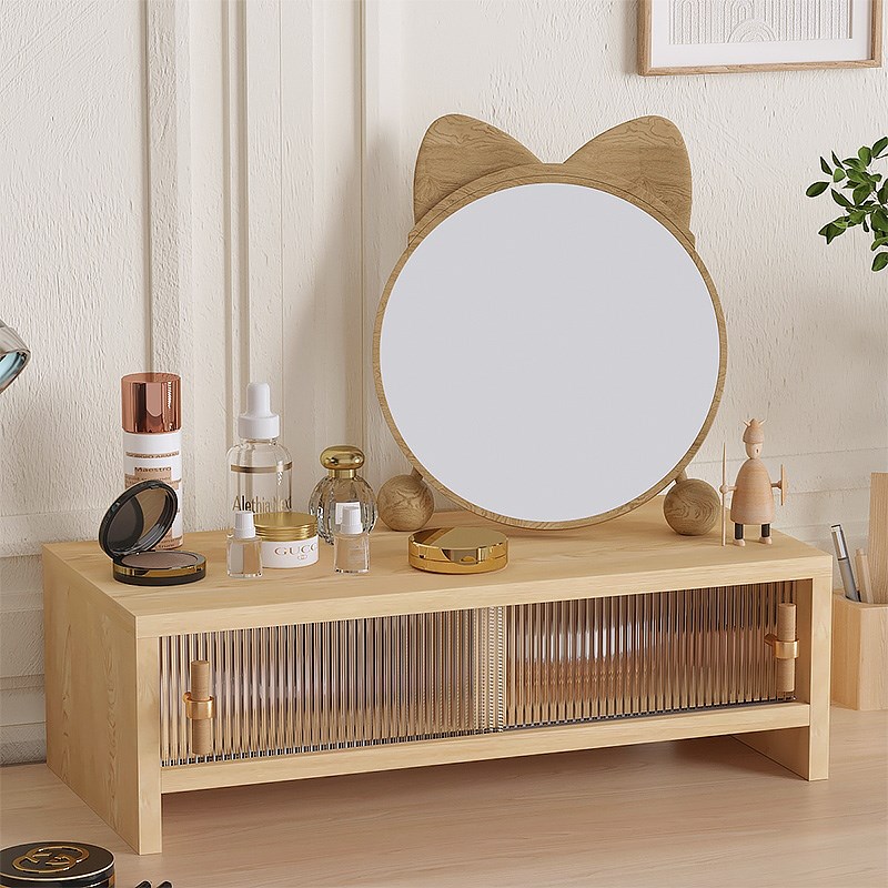 电脑台式显示器增高架办公室桌面亚克力屏幕支架子多层置物架收纳