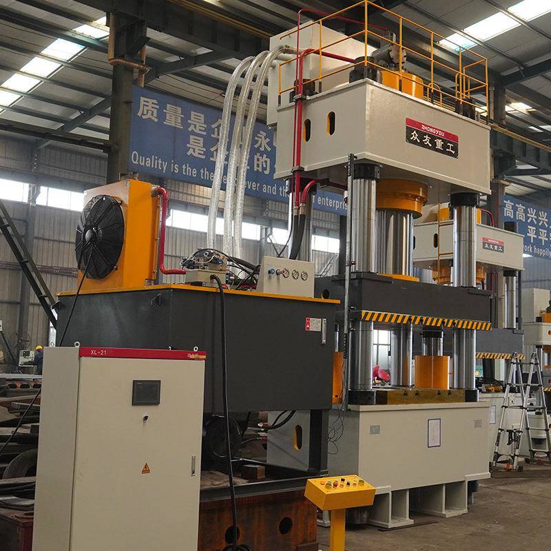 1200吨液压机1000吨轮毂成型压力机冲压落料油压机汽车轮圈压机