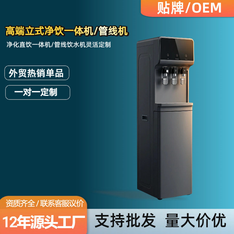 三温立式直饮机冷热管线机饮水机反渗透ro净水机超滤净水器外贸定