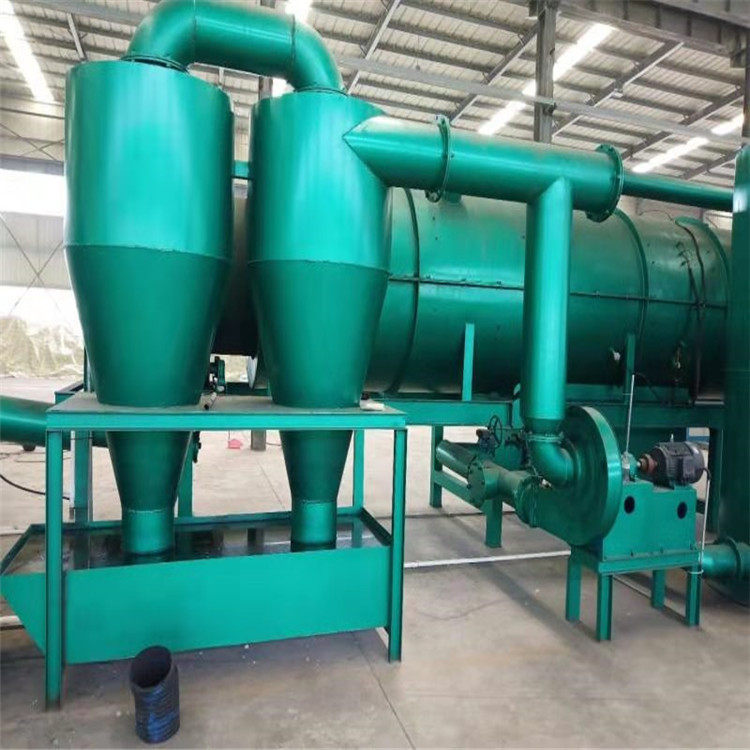 高粱秸秆节能炭化炉采用高温炭化技术全自动化生产线