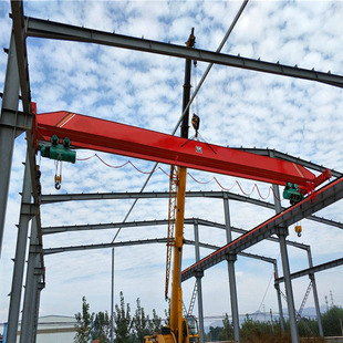 铁路货站悬挂单梁行车起重机 LD-3T电动遥控单葫芦单梁桥式起重机
