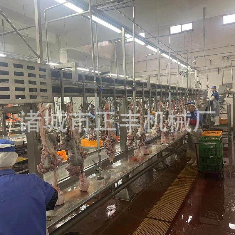 猪牛羊屠宰厂设备 脏腑副产品悬挂加工线 正丰屠宰红白脏流水线