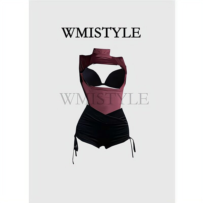 欧洲WMISTYLE设计 女dj性感镂空制服套装女团显身材演出服