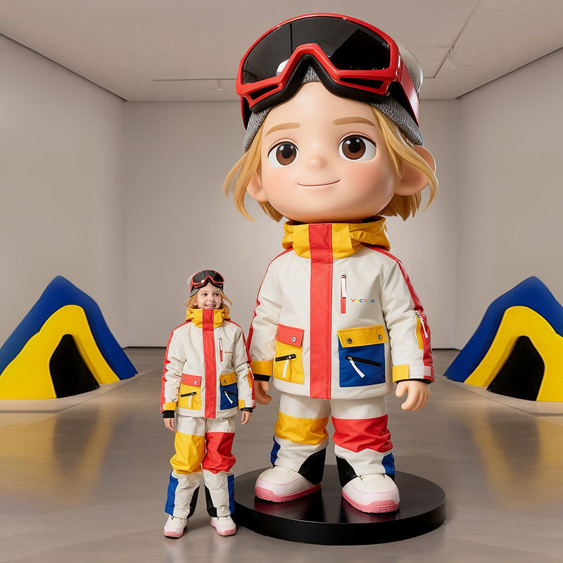 VECTOR玩可拓儿童滑雪服套装男女童分体新款防水保暖滑雪衣裤全套