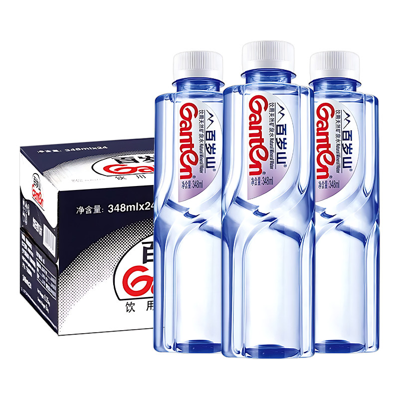 百岁山天然矿泉水348ml*24瓶整箱