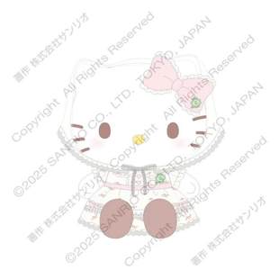 限购5/2月预售定金 港版 美乐蒂四叶草头纱毛绒挂件娃娃