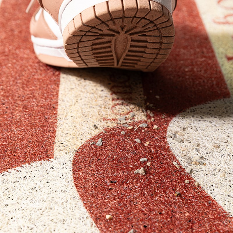 入户门地垫d丝圈加厚高级pvc进门丝圈脚垫可裁剪红色门口耐脏地毯