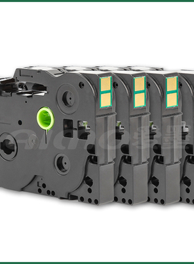 爱墨色带 9 标签机片色带白底黑字QZZ