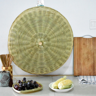 菜罩盖竹编篮子食物饭店用餐桌遮防蟑螂苍蝇灰尘饭菜大号单独