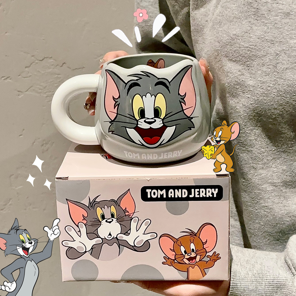 猫和老鼠马克杯陶瓷杯子送礼礼盒