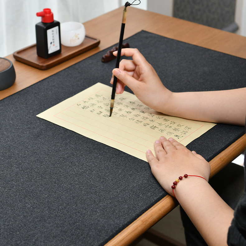 小楷书法专用精品书画毛毡垫