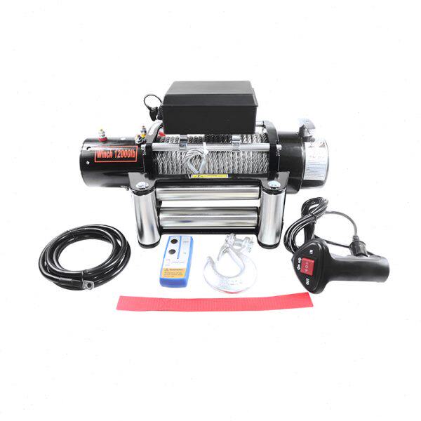 12v24v电动绞盘车载小吊机电子汽车绞盘越野车用绞盘自救小型绞盘