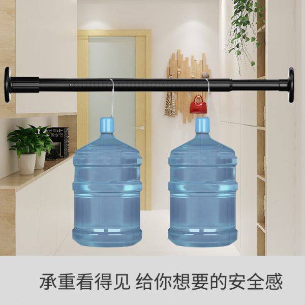 32管径粗管免打孔伸缩杆晾衣杆衣架 不锈钢窗帘挂杆浴帘杆门帘杆