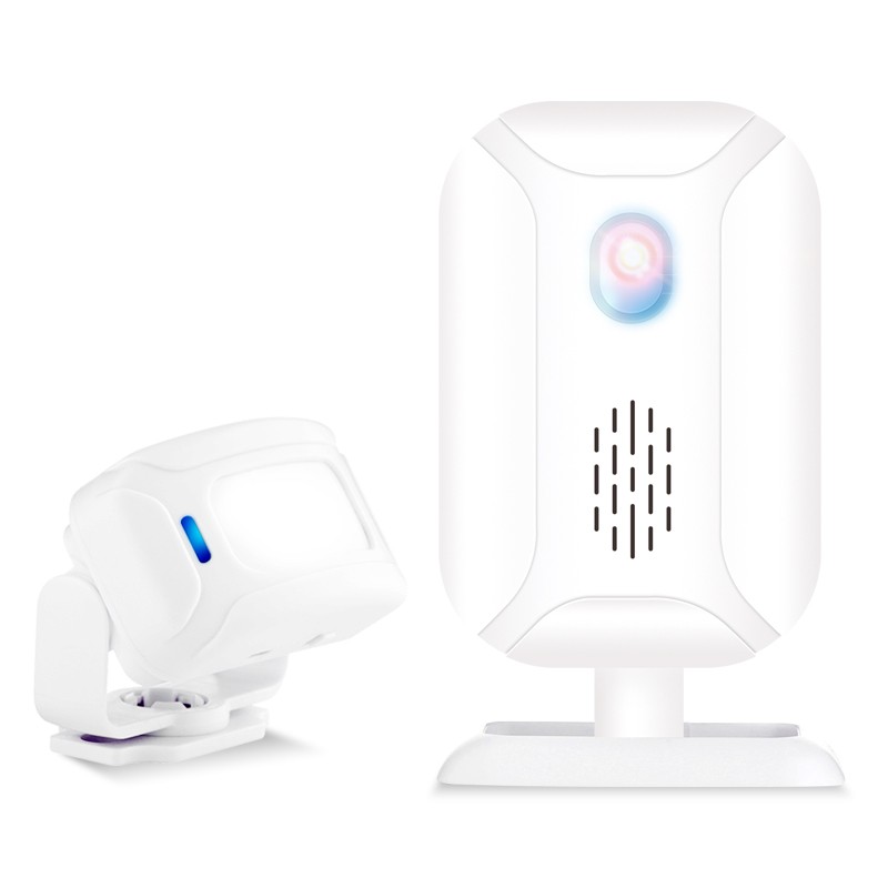 门铃感应器店铺进门口迎宾开门提醒分体铛商用玲欢U迎光临来人叮