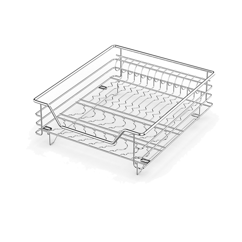 304不锈钢拉蓝小l号碗蓝400橱柜内置450拉栏500抽屉调味篮加深拉