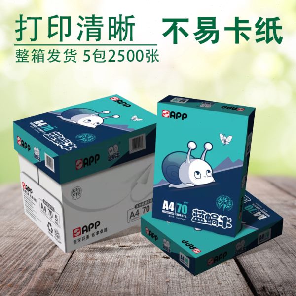A4复印纸70克打印纸500张公用纸双面防静电整箱复印纸