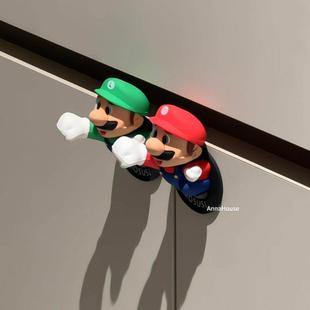 新家的100个快递 马里奥柜门拉手可爱卡通柜子把手小装饰可做挂钩
