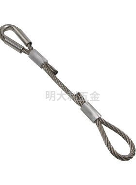 mmmmmm加粗钢丝吊索定制 重工业重安全绳吊机拉索拖车绳索