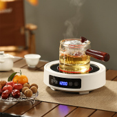 迷你黑晶炉煮茶器小型家用小泡茶炉多功能烧水围炉煮茶蒸茶器装