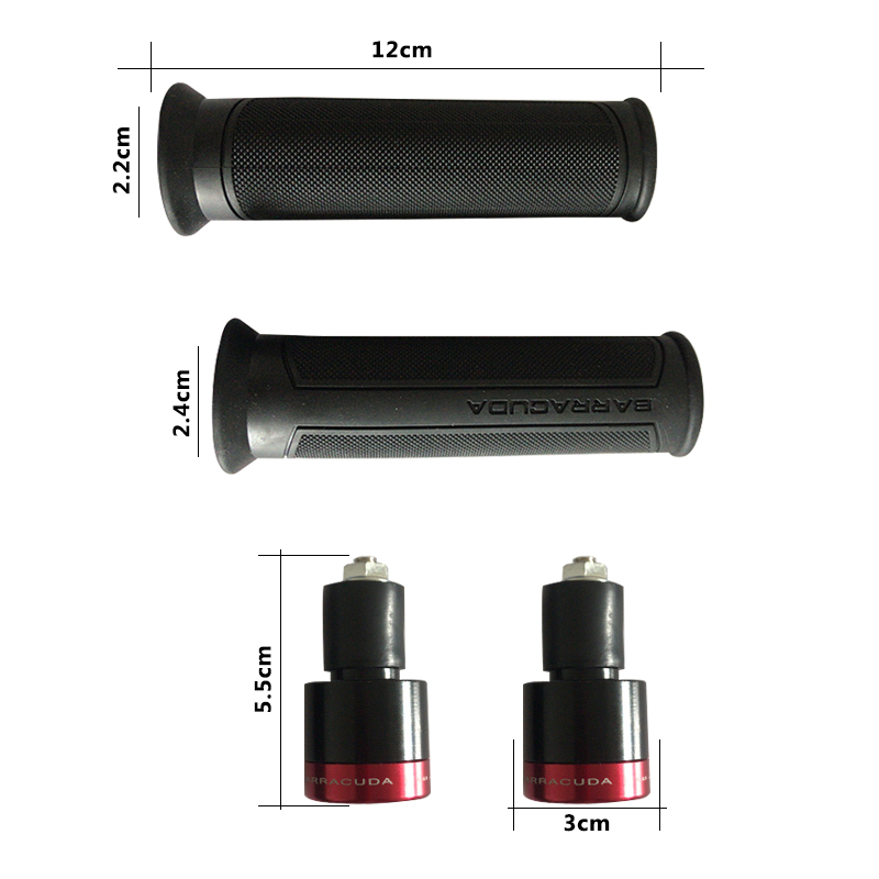机车龙头铝合金手把MX1望江公仔银钢小怪兽手把手把胶