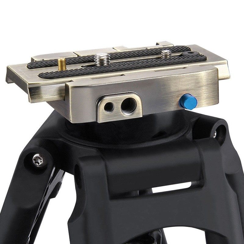 三脚架独脚架通用快拆板底座稳定器滑轨曼富图云台转换快装板夹座