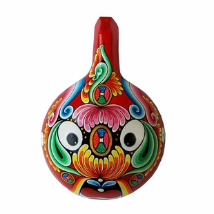 纯手工商务礼品手绘马勺脸谱京剧脸谱挂饰火锅店幼儿园墙面装饰