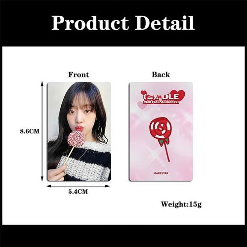 GIDLE 小卡M特典卡赵美延 宋雨琦MINNIE睡衣卡 明信片自印卡in