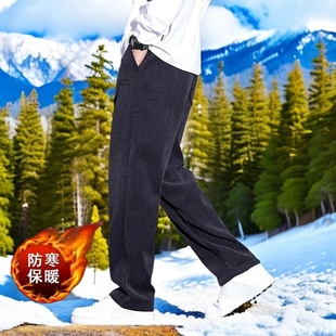 休闲裤 宽松直筒长裤 男阔腿裤 冬季 2025潮流男裤 厂家直销新款
