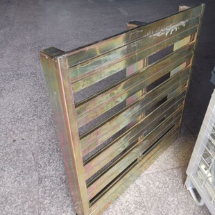 工厂钢制托盘镀锌重型叉车铁托盘铁板盘铁镀锌托盘川字铁托盘