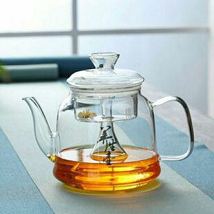 加厚电陶c炉玻璃茶壶围炉烧水壶单壶过滤耐高温煮茶器蒸汽壶盖内