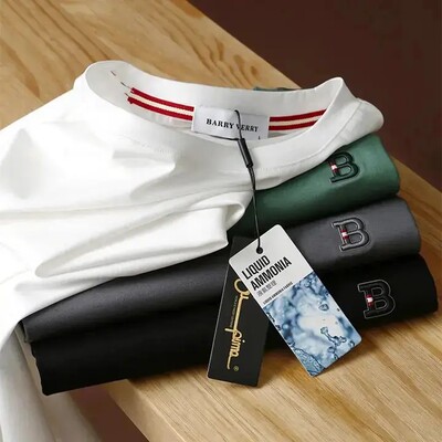 专柜品质液氨80支匹马棉T恤