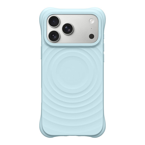 新颜色天青色波纹壳MagSafe波浪Ti适用苹果iPhone17/16/15/ProMax/14/Pro/PM磁吸防摔明星同款硅胶手机壳
